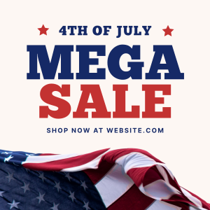 Fourth of July Sale Instagram post Image Preview