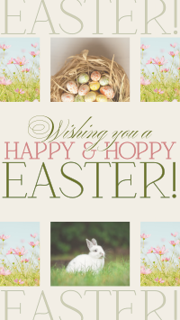 Rustic Easter Greeting TikTok video Image Preview