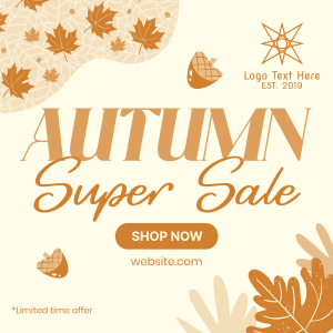 Autumn Season Sale Instagram post Image Preview