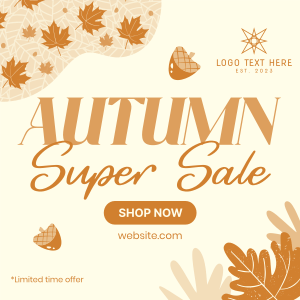 Autumn Season Sale Instagram post Image Preview