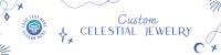 Custom Celestial Jewelry Etsy Banner Design