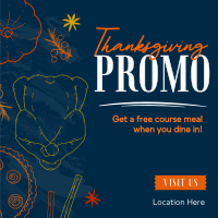 Hey it's Thanksgiving Promo Linkedin Post Image Preview