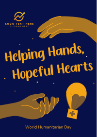 Helping Hands Humanitarian Day Flyer Image Preview
