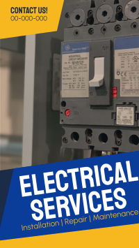 Electrical Profession Instagram Story Design