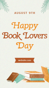 Happy Book Lovers Day Instagram reel Image Preview