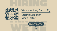 Minimalist We're Hiring Animation Preview