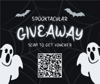 Spooktacular Giveaway Promo Facebook Post Design
