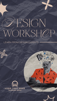 Modern Design Workshop Facebook Story Design