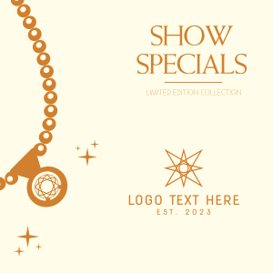 Luxury Necklace Instagram post Image Preview