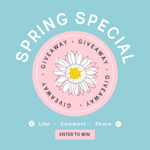 Spring Giveaway Instagram post Image Preview