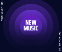 New Music Button Facebook Post Preview