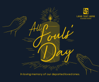 All Souls' Day Facebook Post Design