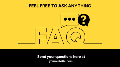 FAQs Outline Facebook event cover Image Preview