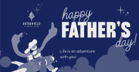 Playful Father's Day Greeting Facebook ad Image Preview