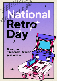 Unique Retro Day  Poster Image Preview