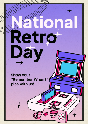 Unique Retro Day  Poster Image Preview