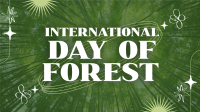 Modern Quirky Day of Forest Facebook Event Cover Image Preview