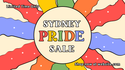 Vibrant Sydney Pride Sale Facebook event cover Image Preview
