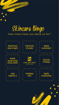 Skincare Tips Bingo Instagram Story Design