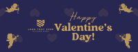 Valentines Cupid Facebook Cover Design