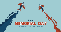 Memorial Day Air Show Facebook Ad Design