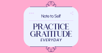 Positive Self Note Facebook Ad Design
