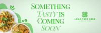 Tasty Food Coming Soon Twitter Header Preview