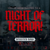 Scary Halloween Party Instagram Post Preview