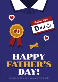 Illustration Father's Day Flyer Image Preview