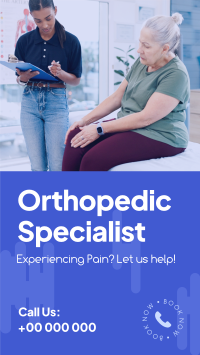 Orthopedic Specialist YouTube short Image Preview