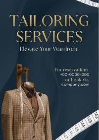 Tailoring Services Elegant Poster Preview