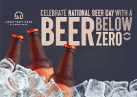 Below Zero Beer Postcard Image Preview