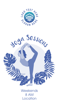 Yoga Sessions Instagram Story Design