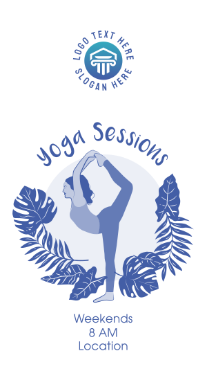 Yoga Sessions Instagram story Image Preview