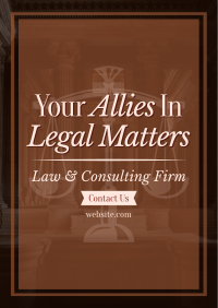 Law Consulting Firm Poster Image Preview