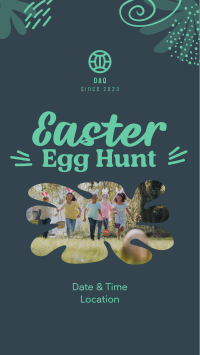 Fun Easter Egg Hunt Facebook Story Design