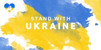 Stand with Ukraine Paint Twitter post Image Preview