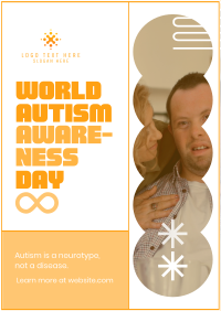 Bold Quirky Autism Day Flyer Image Preview