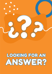 Looking For Answer Poster Image Preview