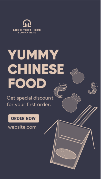 Asian Food Delivery Instagram story Image Preview