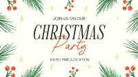 Artsy Christmas Party Animation Design