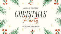 Artsy Christmas Party Animation Image Preview