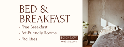 Bed and Breakfast Services Facebook cover Image Preview