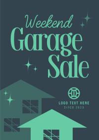 Weekend Yard Sale Poster Design