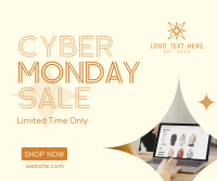 Quirky Cyber Monday Sale Facebook Post Design