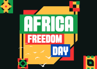 Tiled Freedom Africa Postcard Design