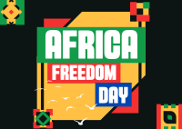 Tiled Freedom Africa Postcard Image Preview