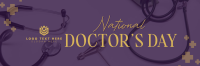 National Doctor's Day Twitter Header Design