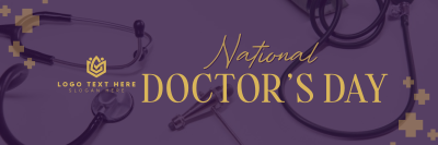 National Doctor's Day Twitter header (cover) Image Preview
