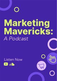 Digital Marketing Podcast Flyer Image Preview